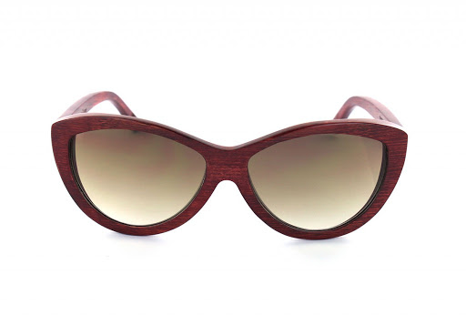 Gafas de madera Woodys Barcelona ama Rojo Marron; gafas de sol de madera woodys barcelona
