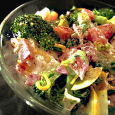 Broccoli and Cauliflower Salad