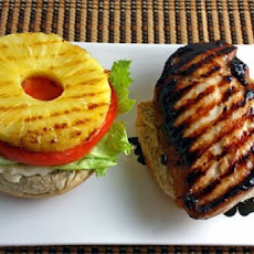 Grilled Pineapple Chicken Sandwiches