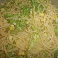 Hot Asian Noodles With Broccoli