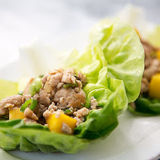 Chicken Mango Lettuce Wraps
