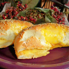 Dangerboy's Cheesy Bagel Sandwich