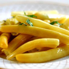 Wax Beans with Mint