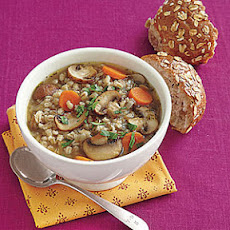 Quick Mushroom-Barley Soup