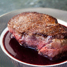 Filet Mignon with Red Wine Sauce