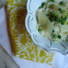 Spring Pea, Shallot, and Lemon Risotto