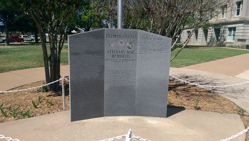 Tillman Co War Memorial