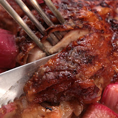 Rhubarb-Braised Chicken Thighs Recipe
