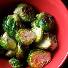 Oven Roasted Brussel Sprouts With Rosemary