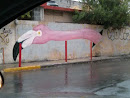 Flamingo Mural 