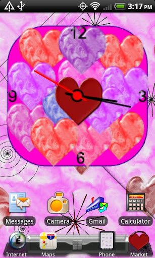 Pink Purple Hearts Theme