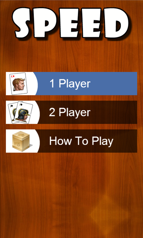 Android application Speed Card Game (Spit Slam) screenshort