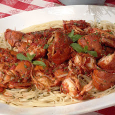 Linda's Spicy Lobster Linguine