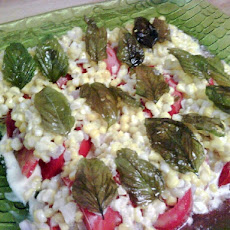 The Summer Veggy Dream - Creamed Corn and Heirloom Tomato with Basil