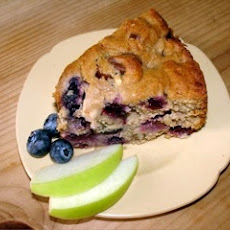Blueberry Applesauce Cake