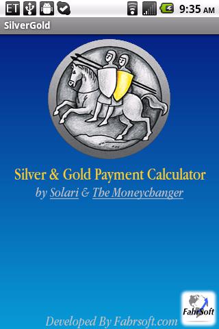 Silver Gold Payment Calculat