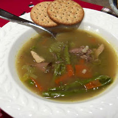 Turkey Leftovers - Barley Soup