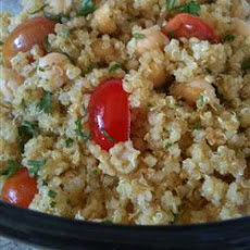 Quinoa with Chickpeas and Tomatoes