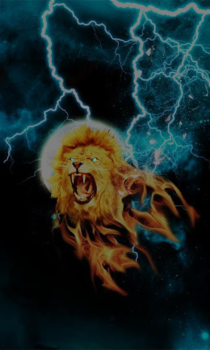 【免費個人化App】Fire Light Lion Live Wallpaper-APP點子