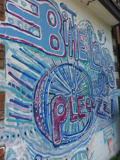 Bike Lanes Pleeezz Mural