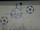 Rosbach V.d.H. Graffiti with 2 balls