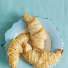 Glazed Cheese Croissants