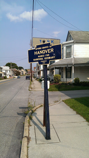 Hanover Founded Sign
