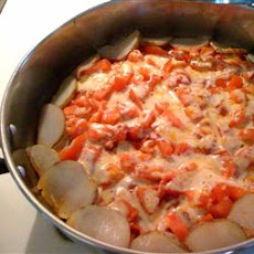 Potato Pepperoni Dish