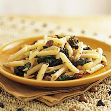 Pasta with Beet Greens and Raisins
