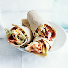 Ham and Pineapple Slaw Wraps