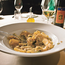 Rigatoni with Shrimp, Calamari and Basil