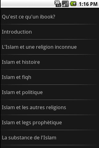 L'Islam religion inconnue
