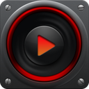 PlayerPro Red Fusion Skin mobile app icon