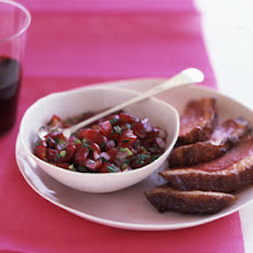 Sour Cherry Salsa
