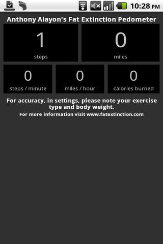 Free Pedometer - Fat Extinct
