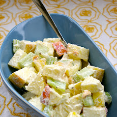 Apple, Celery, and Horseradish Salad
