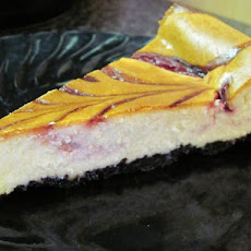 White Chocolate Raspberry Cheesecake