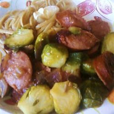 Kielbasa with Brussels Sprouts