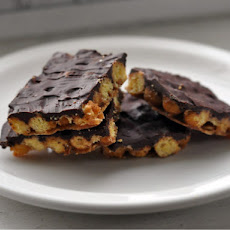 Chocolate Kix Toffee Bark