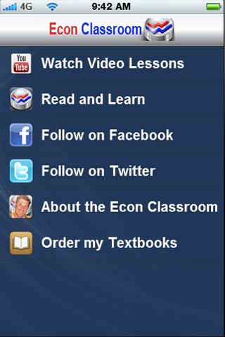 The Economics Classroom App