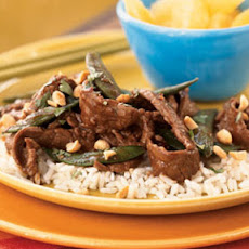 Stir-Fried Szechuan Steak on Rice