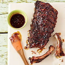Jamaican Ribs with Sticky Rum BBQ Sauce