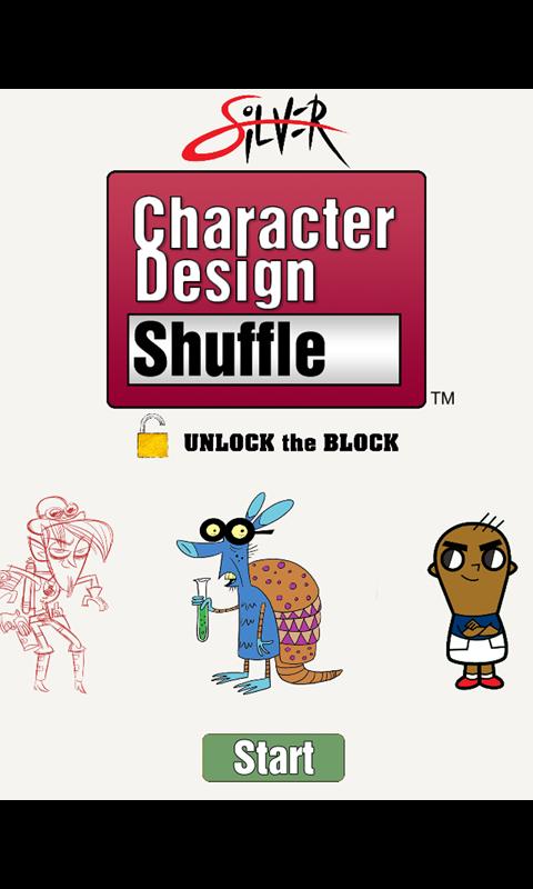 Android application Character Design Shuffle screenshort
