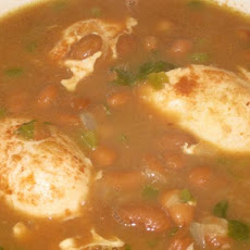 Sopa De Frijoles Con Huevos (Bean and Egg Soup)