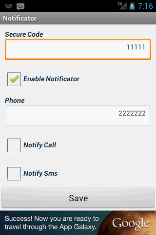 Notificator - 局長