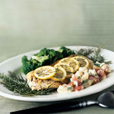 Roasted Fish on Rosemary