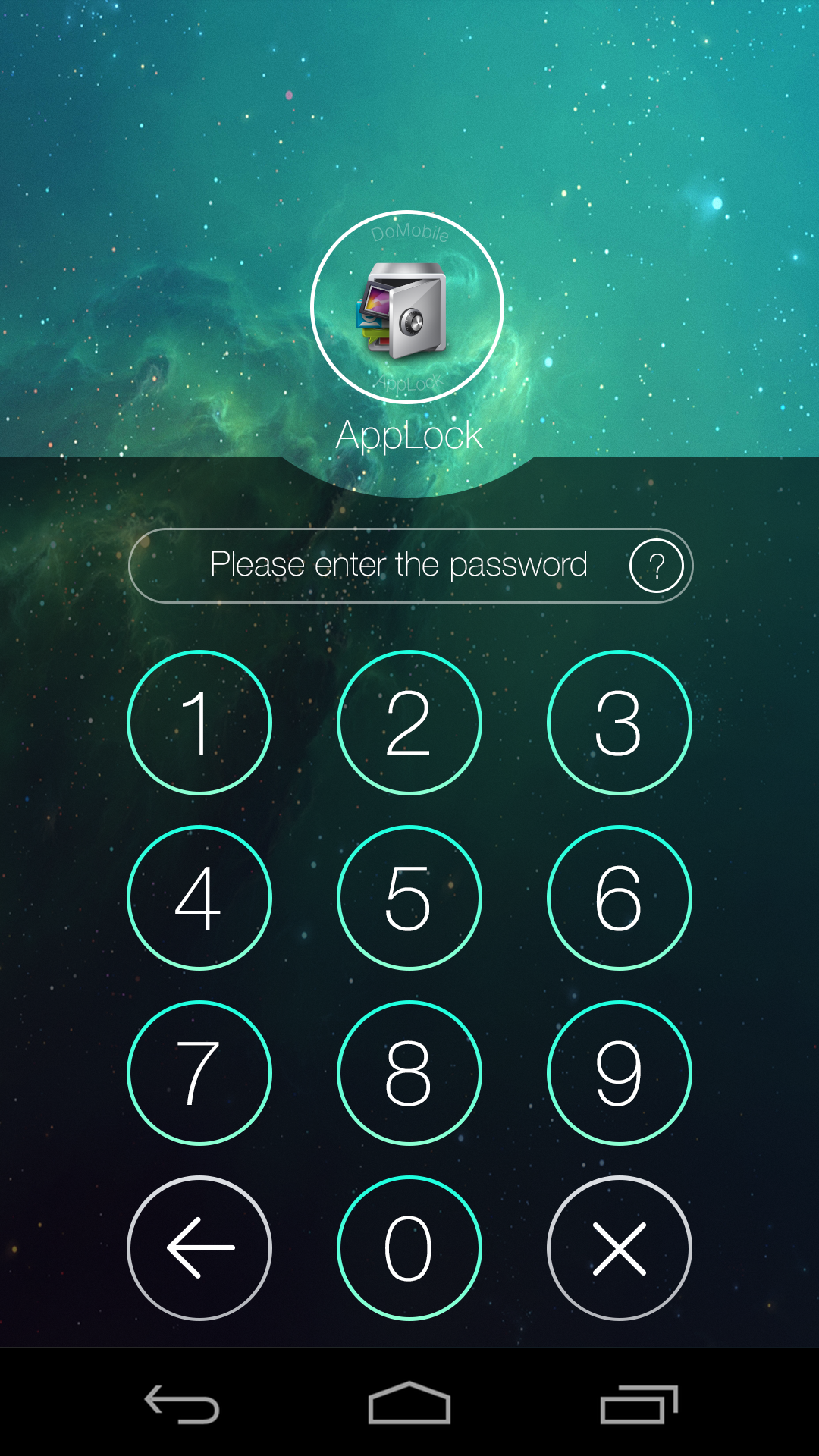 Android application AppLock screenshort