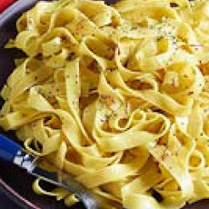 Really Buttery Saffron Tagliatelle