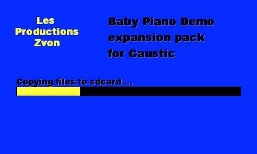 Baby Piano demo for Caustic