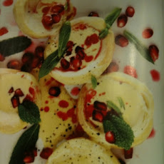 Artichoke Hearts with Hollandaise Sauce and Mint